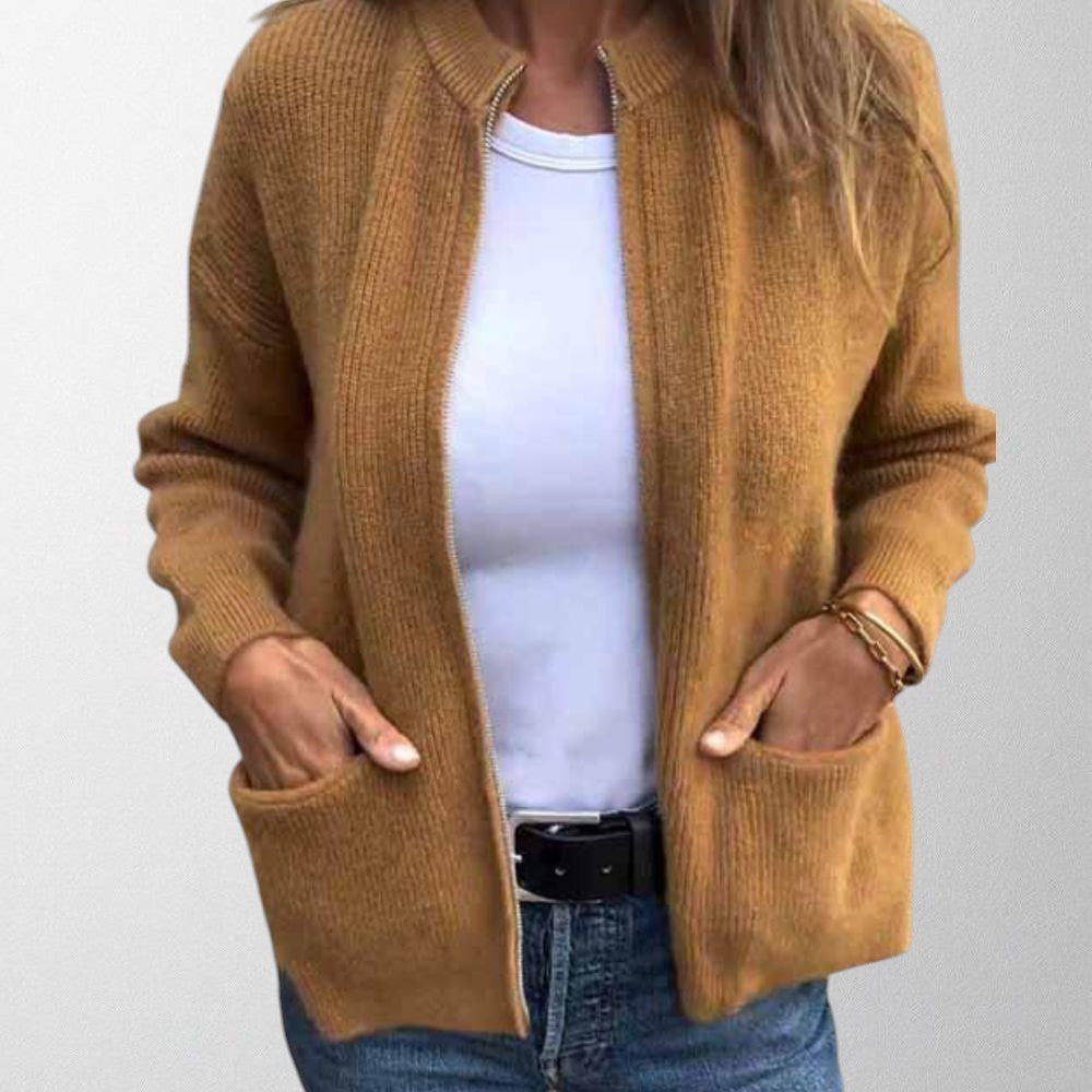 Olivia - Cotton Knitted Cardigan