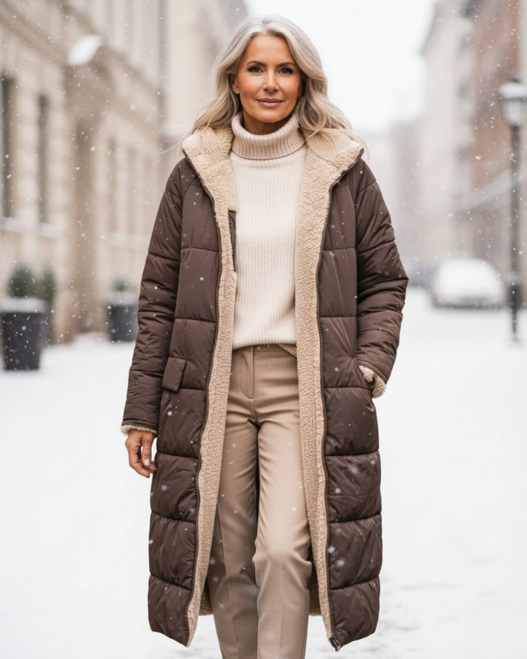 Eleanor | Sherpa winter coat