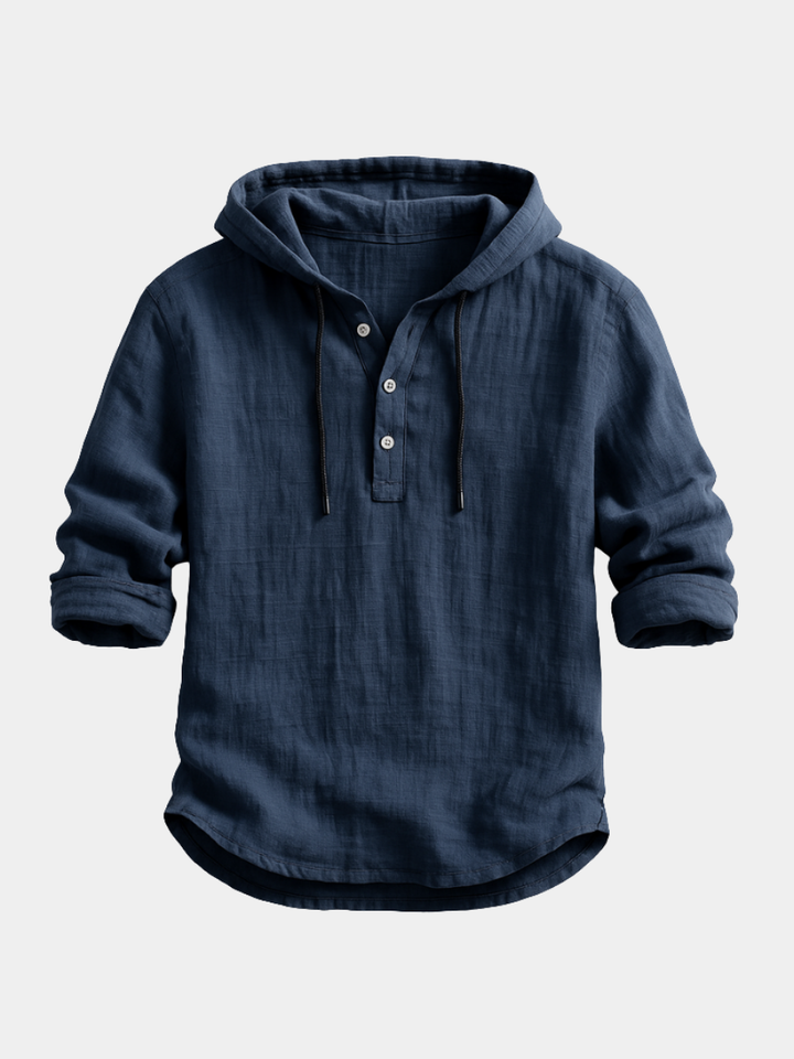 Lennox™ | Luxury Linen Hoodie