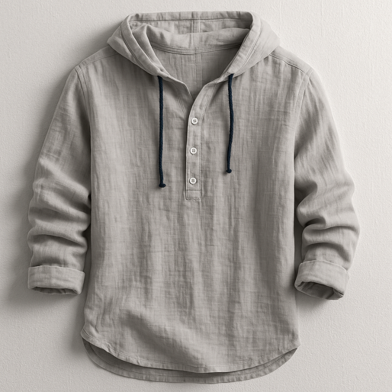 Lennox™ | Luxury Linen Hoodie