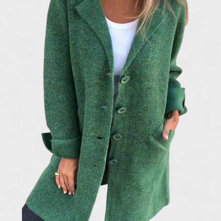 Olivia | Casual Long Lapel Coat