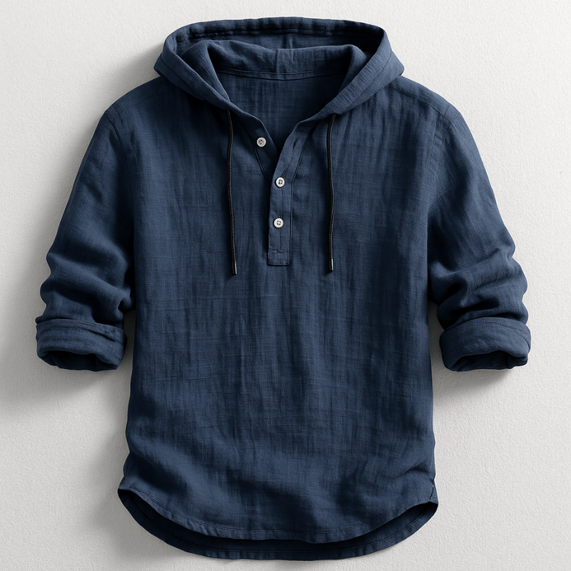 Lennox™ | Luxury Linen Hoodie