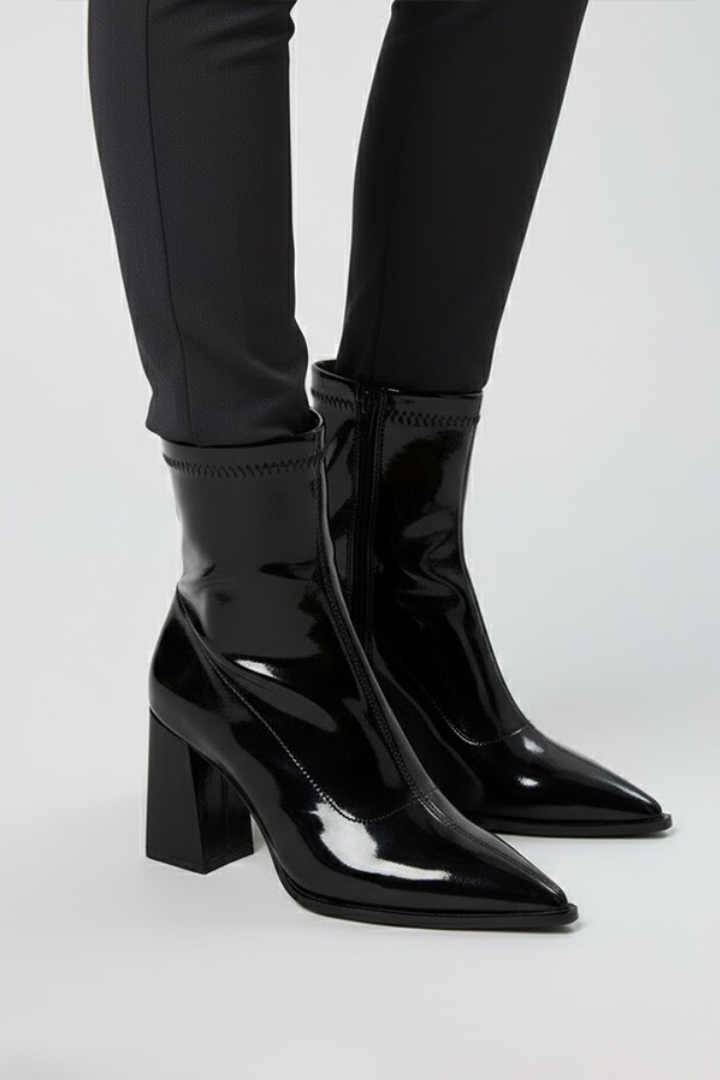 Women’s Ankle Boots with Low Block Heel