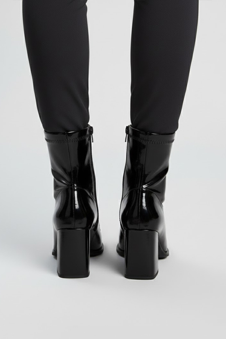 Women’s Ankle Boots with Low Block Heel