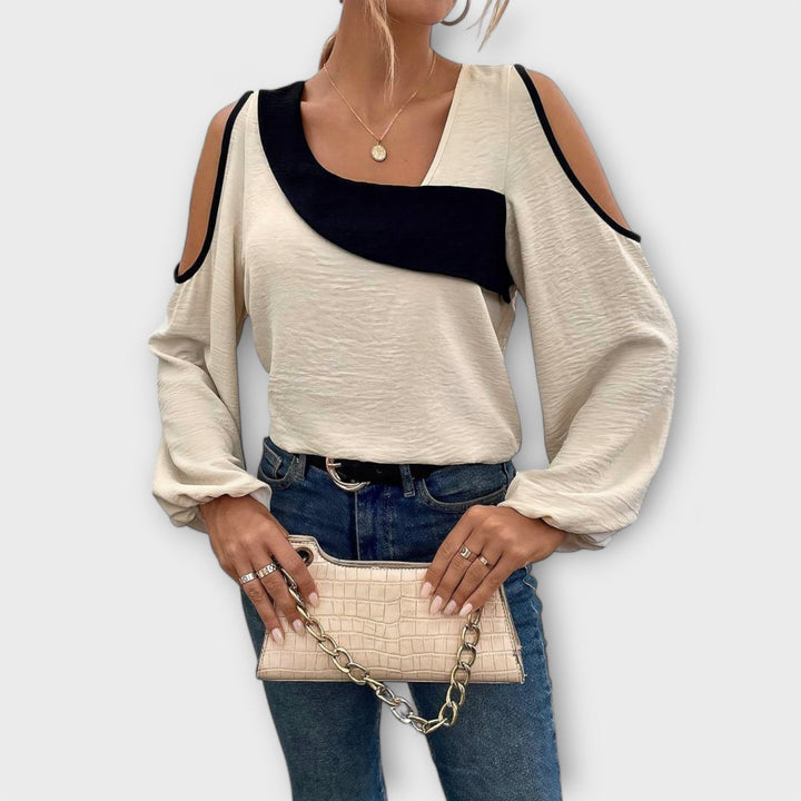 Scarlett - Blouse with Square Neckline