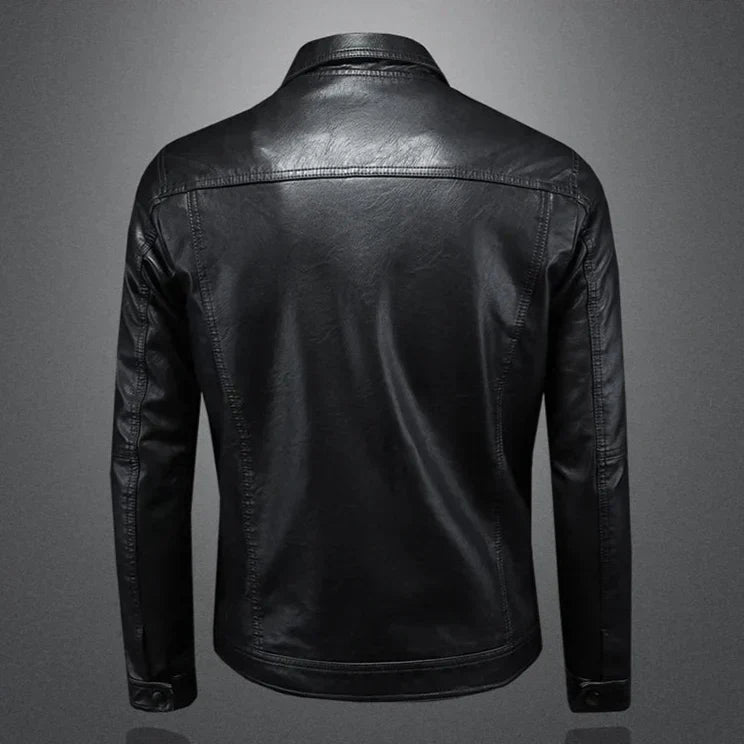 Freddie | Premium Leather Jacket in Motorcycle Style
