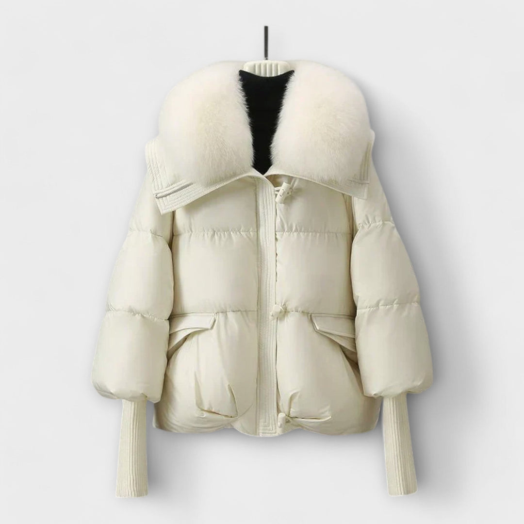 Lucyna | Elegant Jacket with Faux Fur