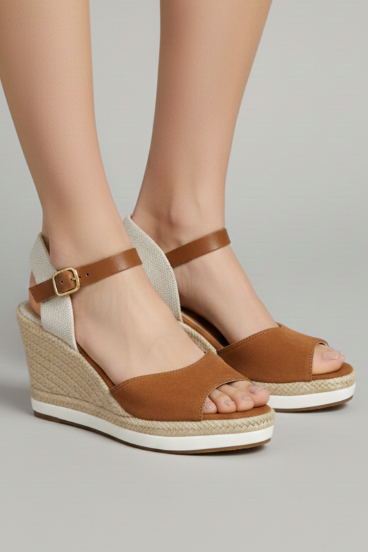 Women’s Closed-Toe Espadrille Sandals with Slingback Strap