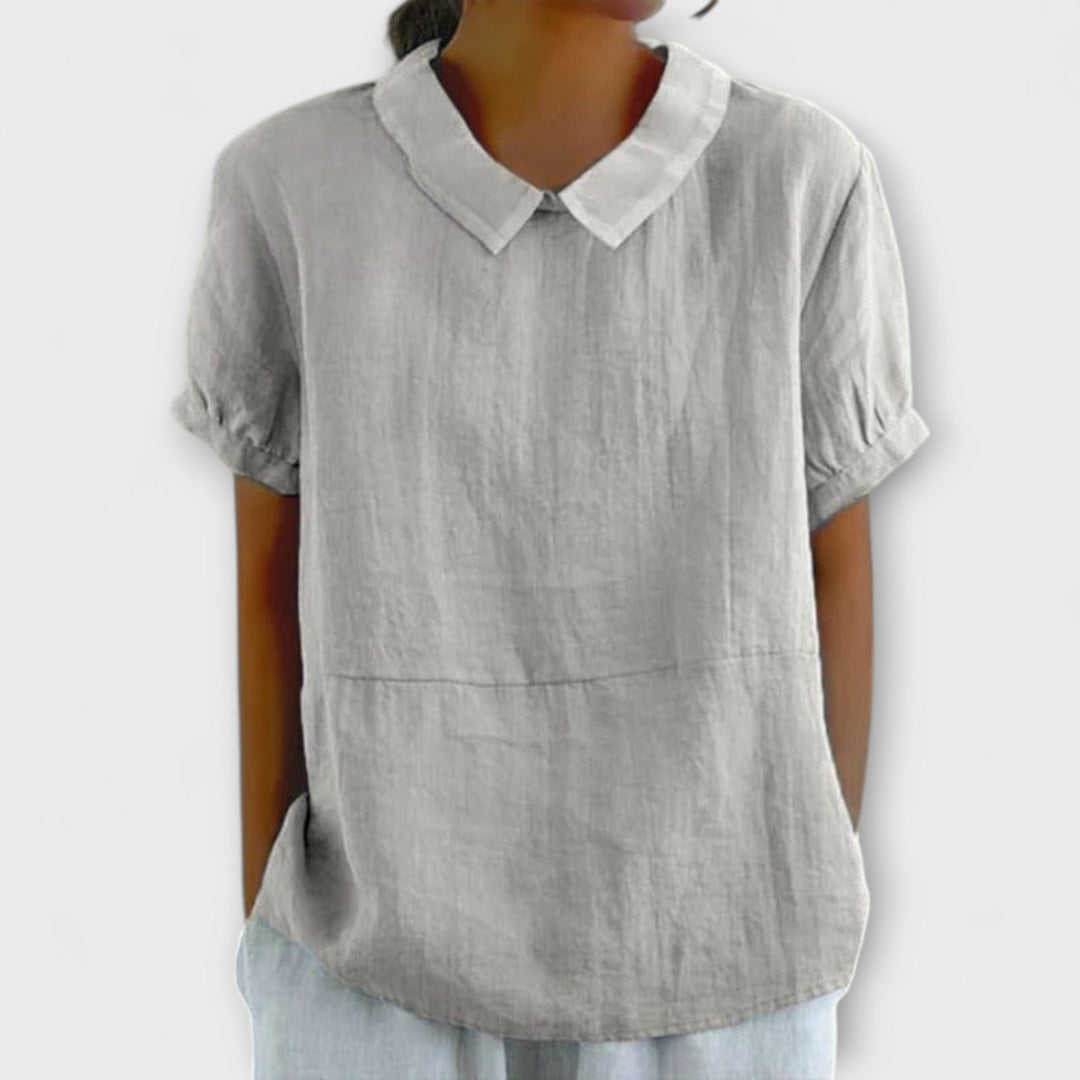 Lia – Short-Sleeve Blouse