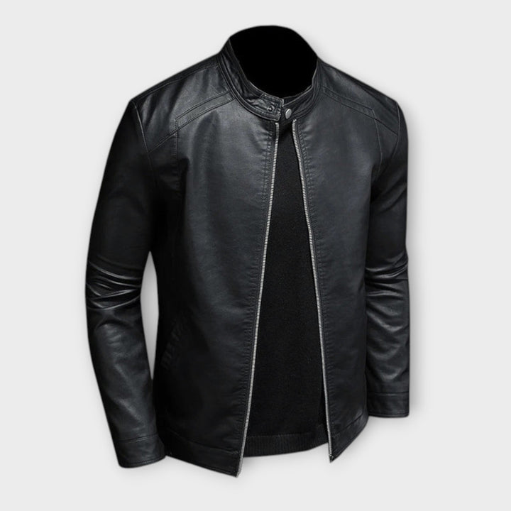Harvey | Fitted Leather Jacket