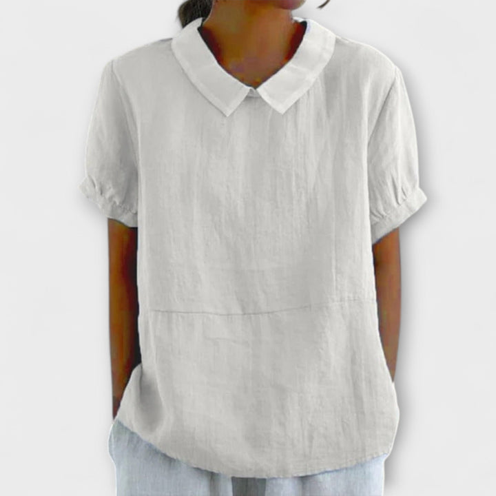 Lia – Short-Sleeve Blouse